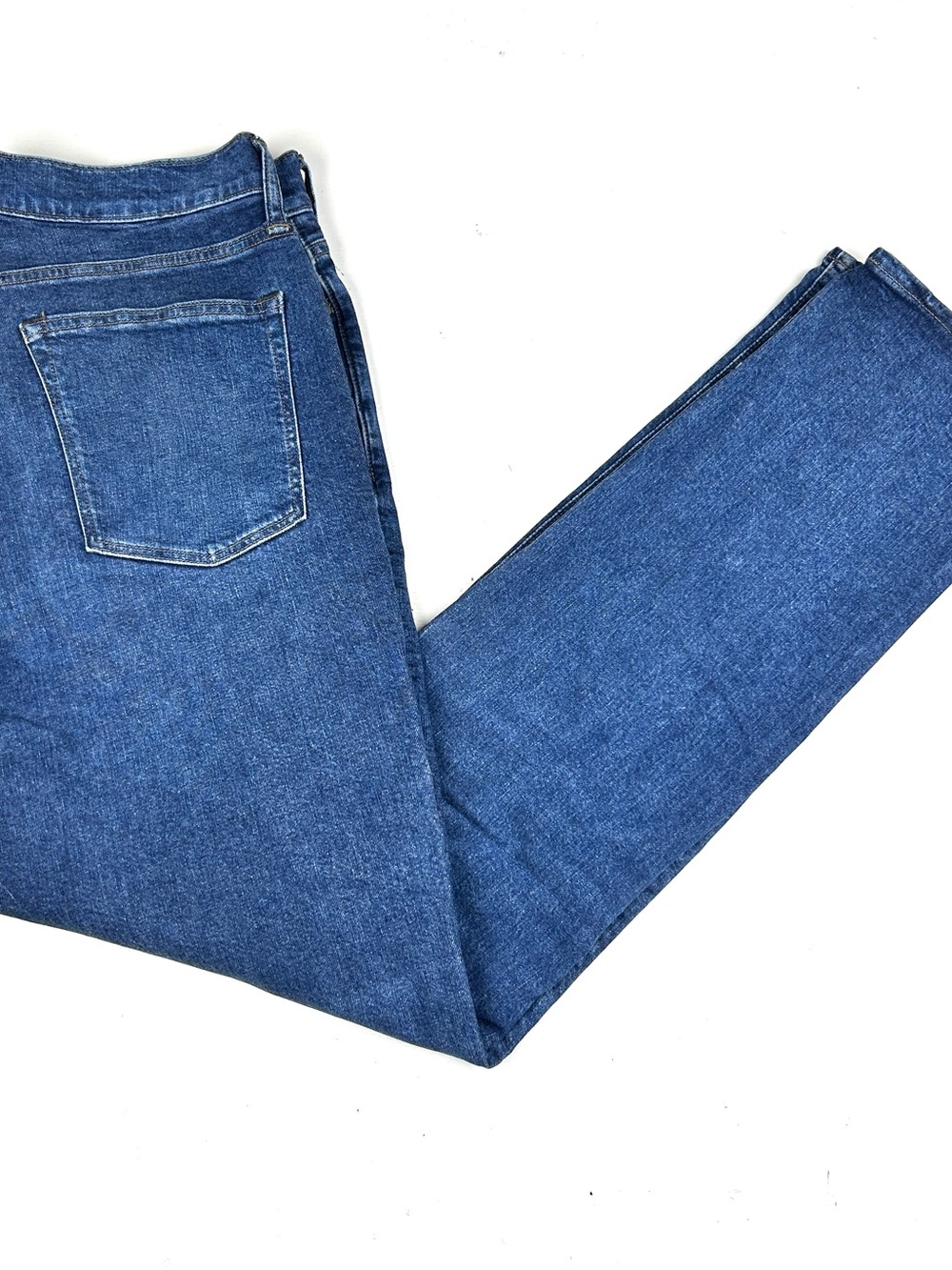 J Crew 1040 Jeans Mens 36 X 34 Blue Athletic Straight Fit Denim
